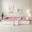 Lit pour enfant rembourré avec escalier-111571519-106588487