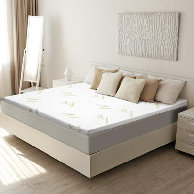 Hypoallergenic 2.5 cm Thick Memory Foam Mattress Topper