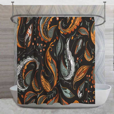 Climes Paisley Shower Curtain