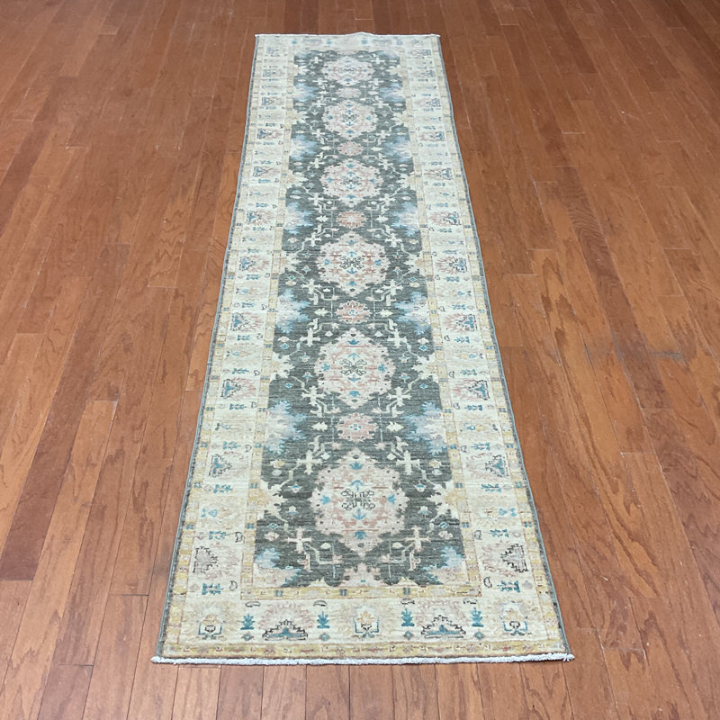  Handmade Oushak Wool Runner