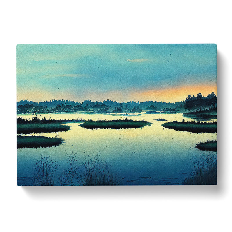Beautiful Pond Vol.1 - Wrapped Canvas Print, 35cm H x 50cm W x 3cm D