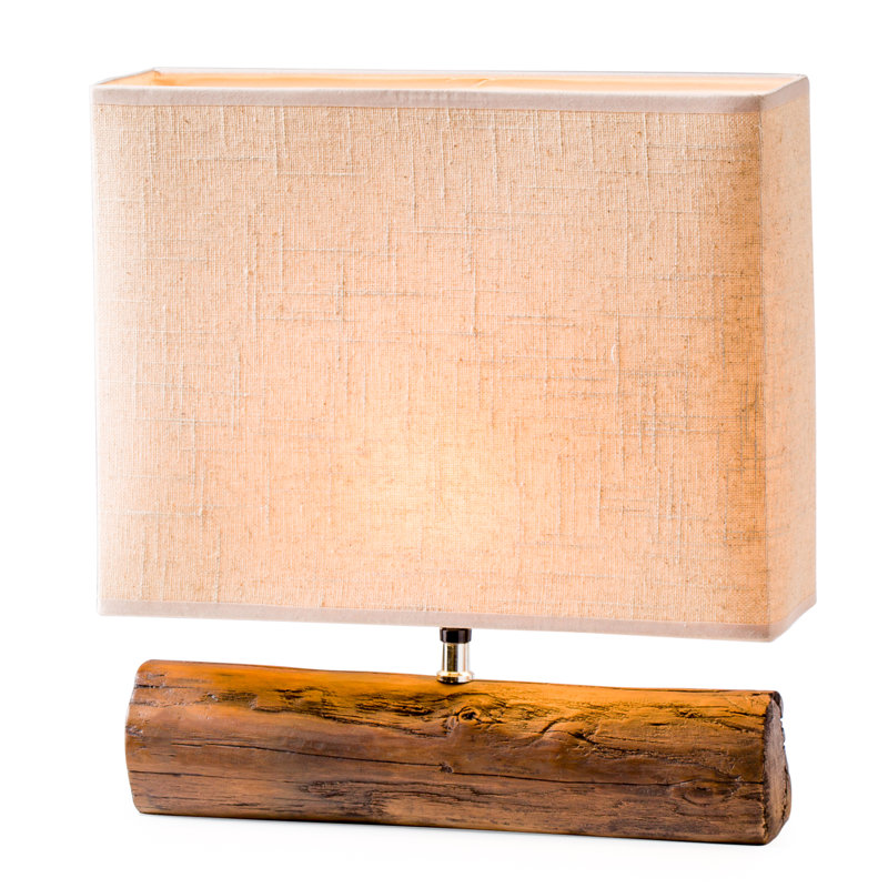 Lampe de table 17,5 po Staats, Brun/beige