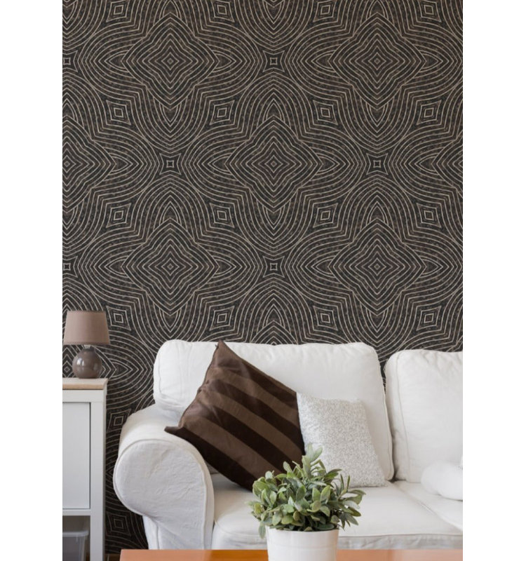 Arbor Quad 10' L x 24" W Wallpaper Roll, PVC, Self-adhesive