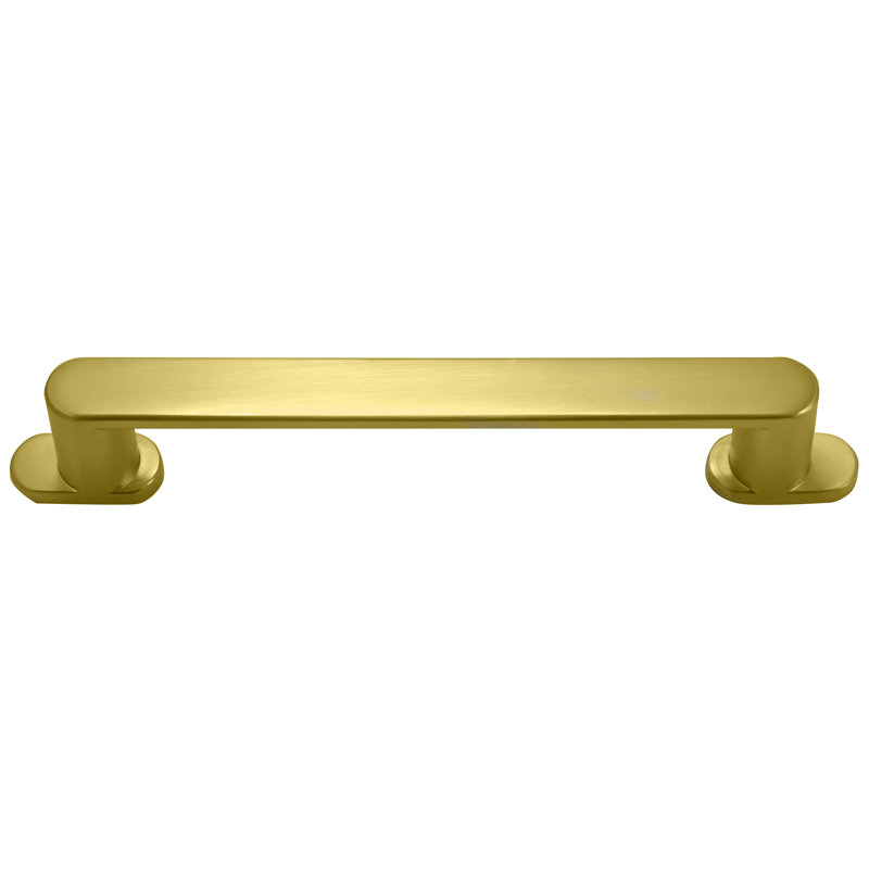 Bar / Handle Pull, Matte Brushed Brass, 7 9/16"