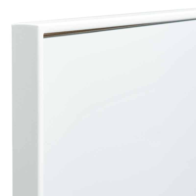 Javitri Metal Wall Mirror, White
