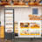 Refrigerated Display Case Commercial, 10.5 Cu. Ft. Display Refrigerator For Bakery With Interior Led Lighting, Adjustable Shelves Air-cooling Automatic Defrost-110896604