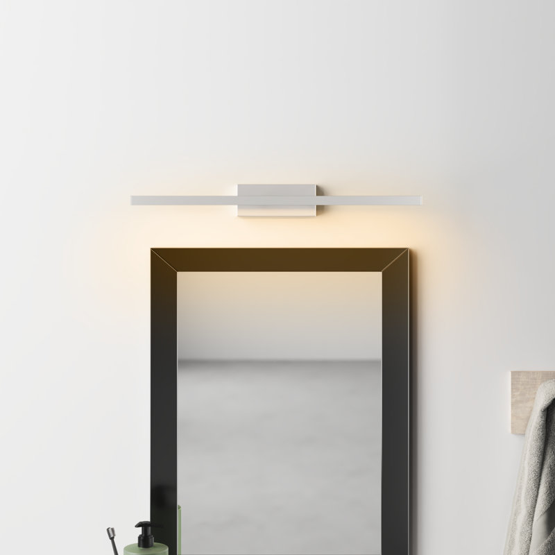 Rochelle Dimmable LED Bath Bar, Brushed Nickel, 3000K