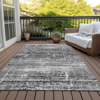 Mahaney Abstract Indoor / Outdoor Rug