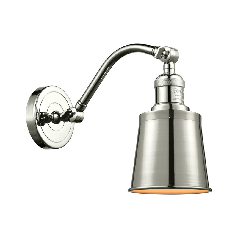Lavender Hill Armed Sconce, Polished Nickel, Polished Nickel