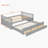 Platform Bed With Trundle And Drawers-621780518