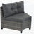 8-pieces Outdoor Wicker Round Sofa Set, Half-Moon Sectional Sets All Weather, Curved Sofa Set With Rectangular Coffee Table, PE Rattan Water-resistant and UV Protected, Movable Cushion-930410955