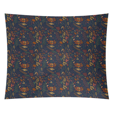 Tapisserie de noël d’automne en polyester fêtes