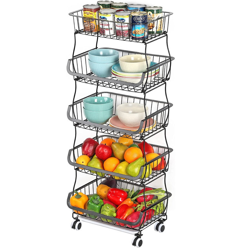 39.4'' H x 16.1'' W Utility Cart with Wheels