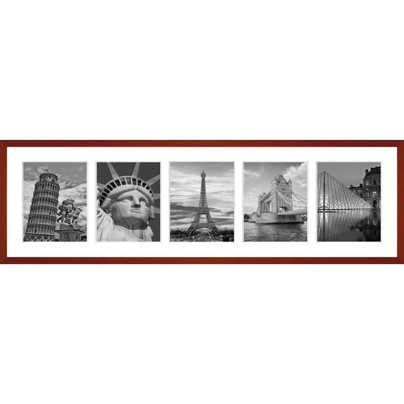Laqueta Wood Picture Frame with Mat, Cil