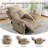 Hawn 33.5'' Wide Modern and Super Soft Swivel and Rocker Manual Recliner Chair-209840444