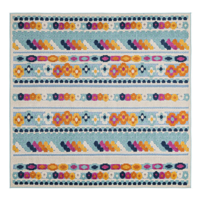 Paradera Indoor/Outdoor Rug, Square 5'3"
