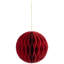 Accordion Honeycomb Foldable Paper Christmas Ornaments - 4" - Set Of 4-1324997943