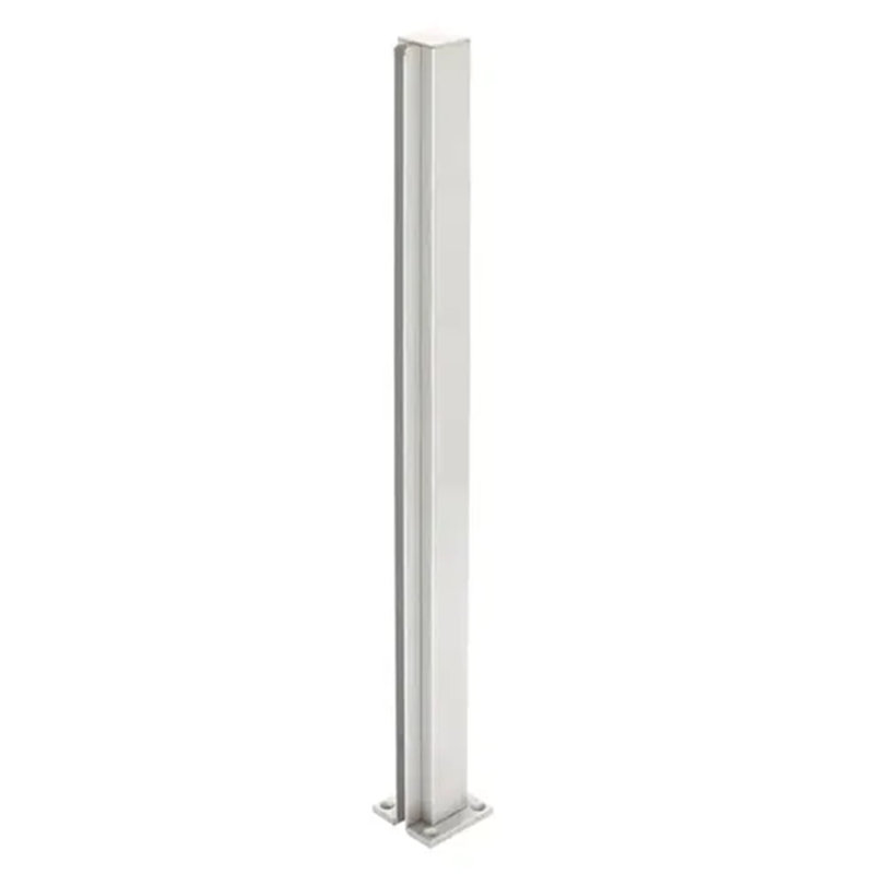 Poteau de cloison standard FHC D990BA24E 24 po - Anodisé brillant