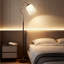 Lampe sur pied 68,5 po Mid-Century avec interrupteur au pied, 3 réglages de température de couleur, ampoule E26 incluse pour le salon, la chambre à coucher et l'éclairage de bureau