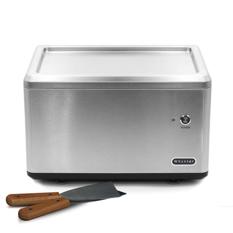 Whynter Stainless Steel Portable Instant Ice Cream Maker with Compressor
