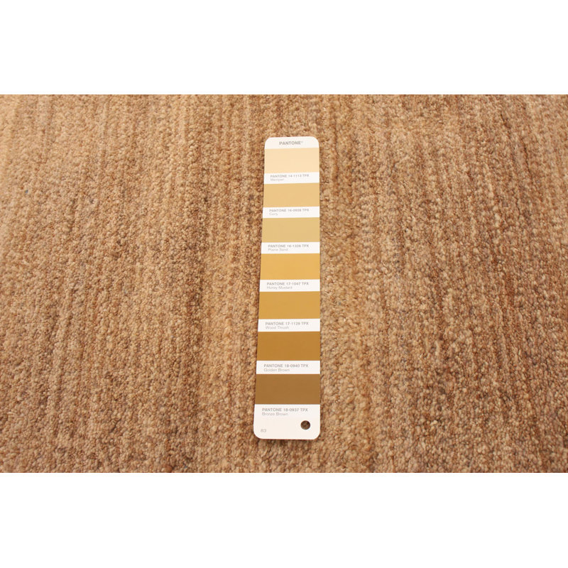 Tapis décoratif en laine de conception unique 4 pi x 6 pi 2 po Azariel noué à la main