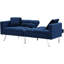 Orianna 2 Seater Velvet Sleeper-226786594
