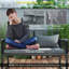 Estellar 4 Pieces Rattan Garden Furniture Set Metal Frame-774647150-774647151
