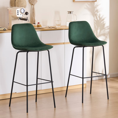 Hauteur de comptoir moderne Kavi avec coussin rembourré et pieds en métal