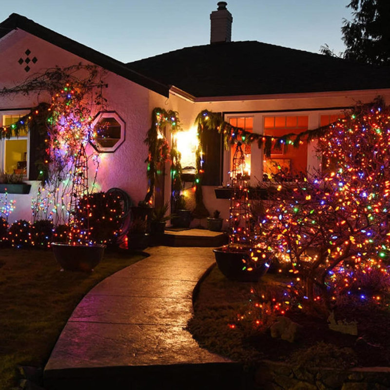 Icicle Lights, 240", Multicolor