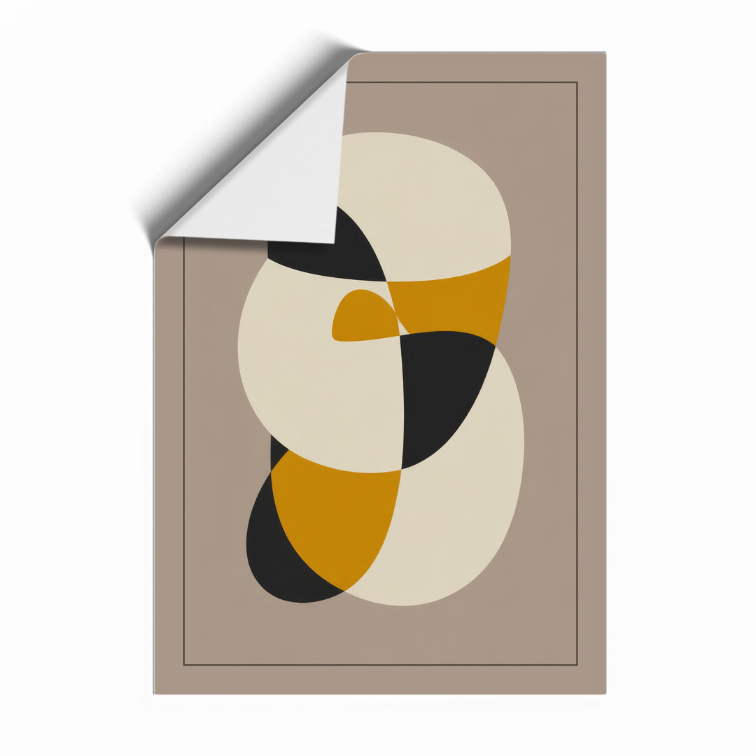 Sculptural Forms Modern - Framed Print