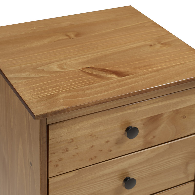 Sylvie 46cm W Bedside Table, Caramel