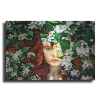 Luxe Metal Art 'Hidden Beauty' By Ashley Aldridge " Hidden Beauty " by Ashley Aldridge