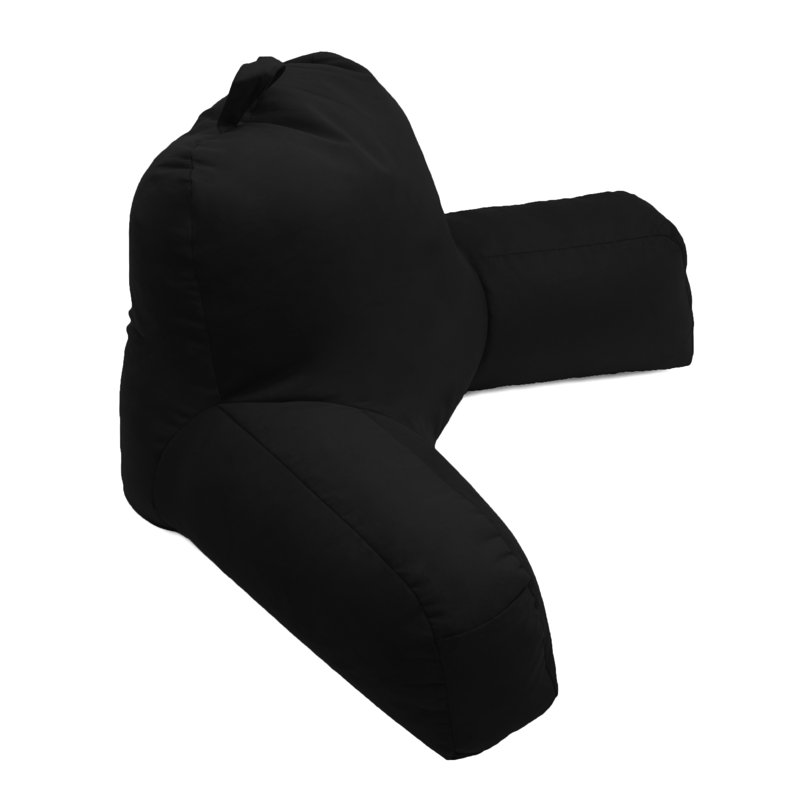 Coussin en microsuède, Noir