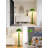Mid-Century Modern Floor Lamp With Mushroom Shade, Vintage Green Retro Standing Lamp For Living Room, Bedroom, Office, And Home Decor-757546028-757546031