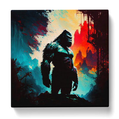 King Kong Palette Knife Painting No.2 - Wrapped Canvas