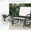 Fauteuil oscillant et balançoire Outsunny