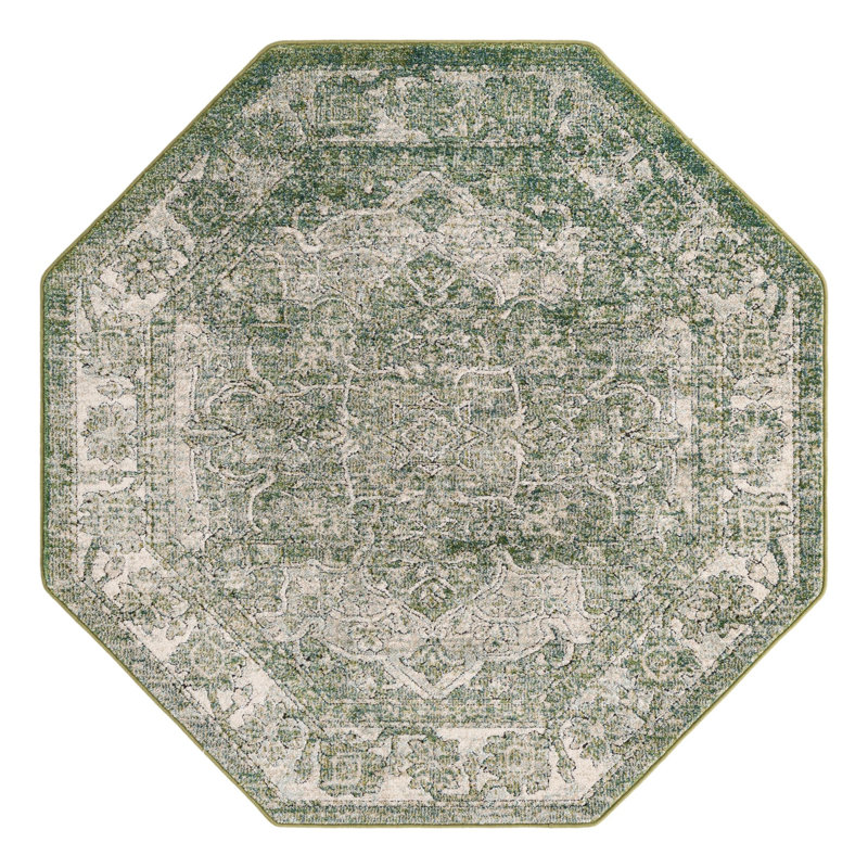 Alresford Oriental Indoor Rug, Octagon 7'10" x 7'10"