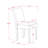 7 Piece Dining Room Table Set Consist of a Rectangle Rustic Wood Kitchen Table and 6 Grey Linen Fabric Parson Dining Chairs, Walnut-1502813101-1568950183-1568950181