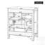 Meuble-lavabo en bois massif avec lavabo en céramique, deux portes, deux tiroirs et une tablette ouverte-1534085201