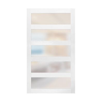 Porte standard en verre semi-solide