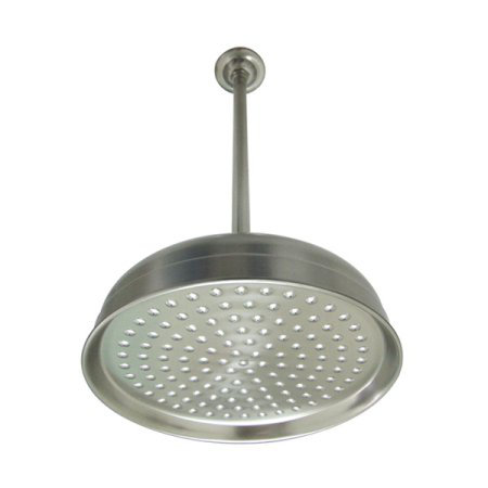 Victorian Rain Fixed Shower Head, Satin Nickel