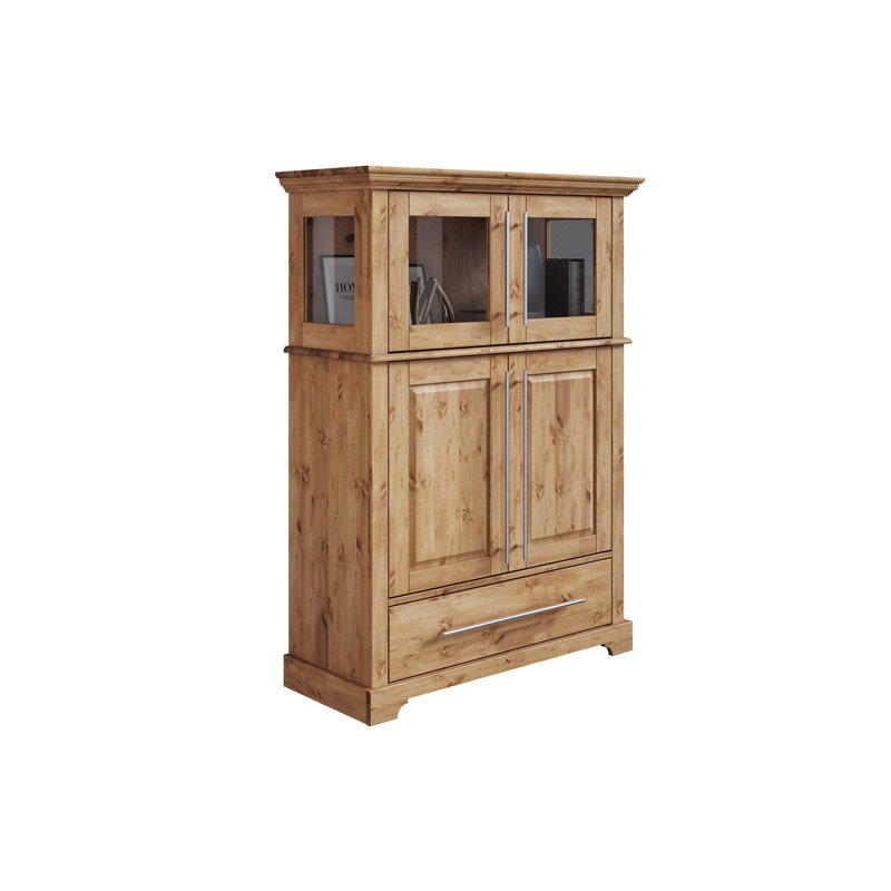 Brasen Display Cabinet, Brown Oil