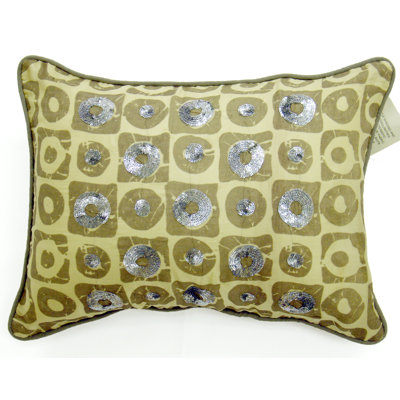  Polka Dot Sequince Lumbar Pillow