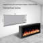 Foyer électrique intelligent ZEF48X Latitude II 48 "Liedeer Homes | Fixation murale et encastrée ultra-mince | Multi-flammes HD, bûches respirantes avec pierres de glace concassée, contrôle de l'application-1600291856
