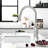 3 Hole Bridge Kitchen Faucet With Pull Down Sprayer,2 Handle Faucet For Kitchen Sinks Pull Out Sprayer Kitchen Sink Faucet