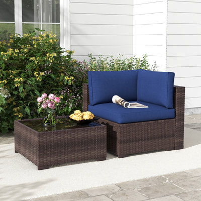 Upholstered Corner Chair by OC Orange-Casual