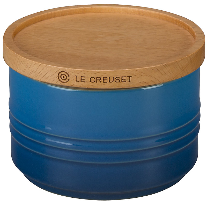 Metallics Kitchen Canister, Marseille, 8" H x 5.5" W x 5.5" D