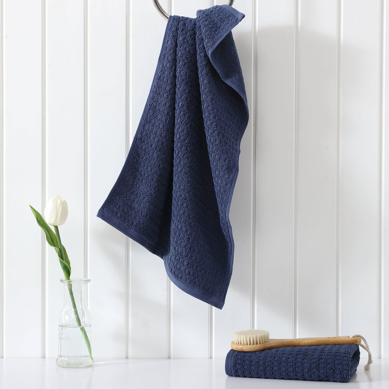 Northern Pacific Hand Towel Set, Dark Blue