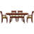 Sarah Solid Wood Top Four Leg Dining Set-16849102-39921239