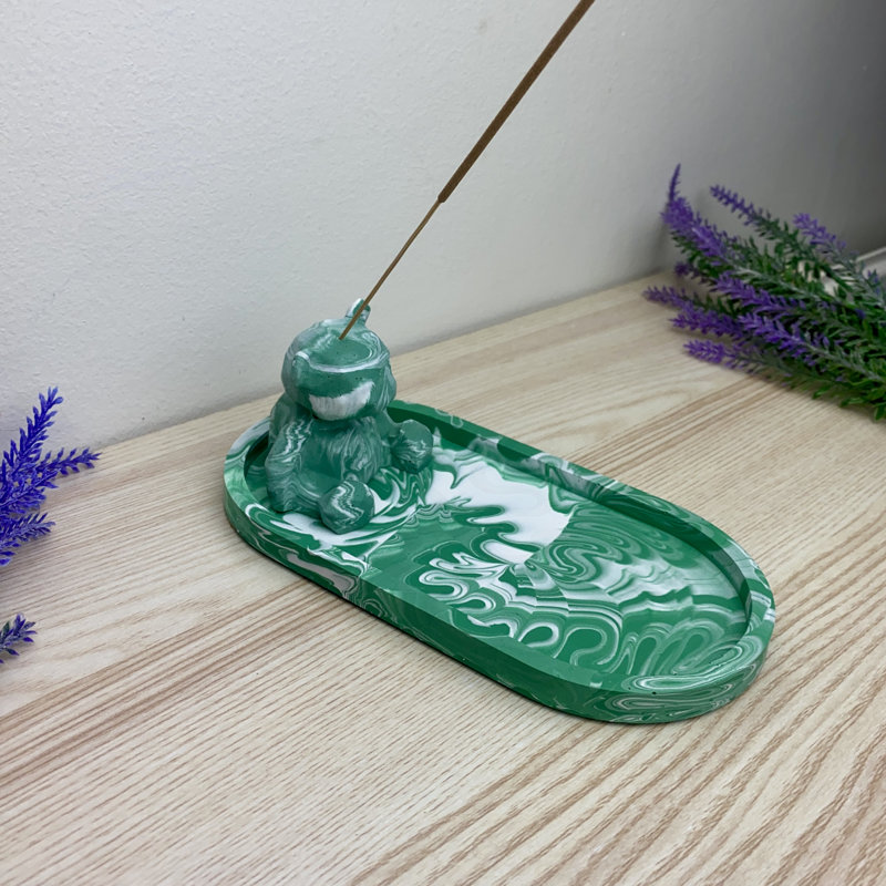 Incense Holder, Green